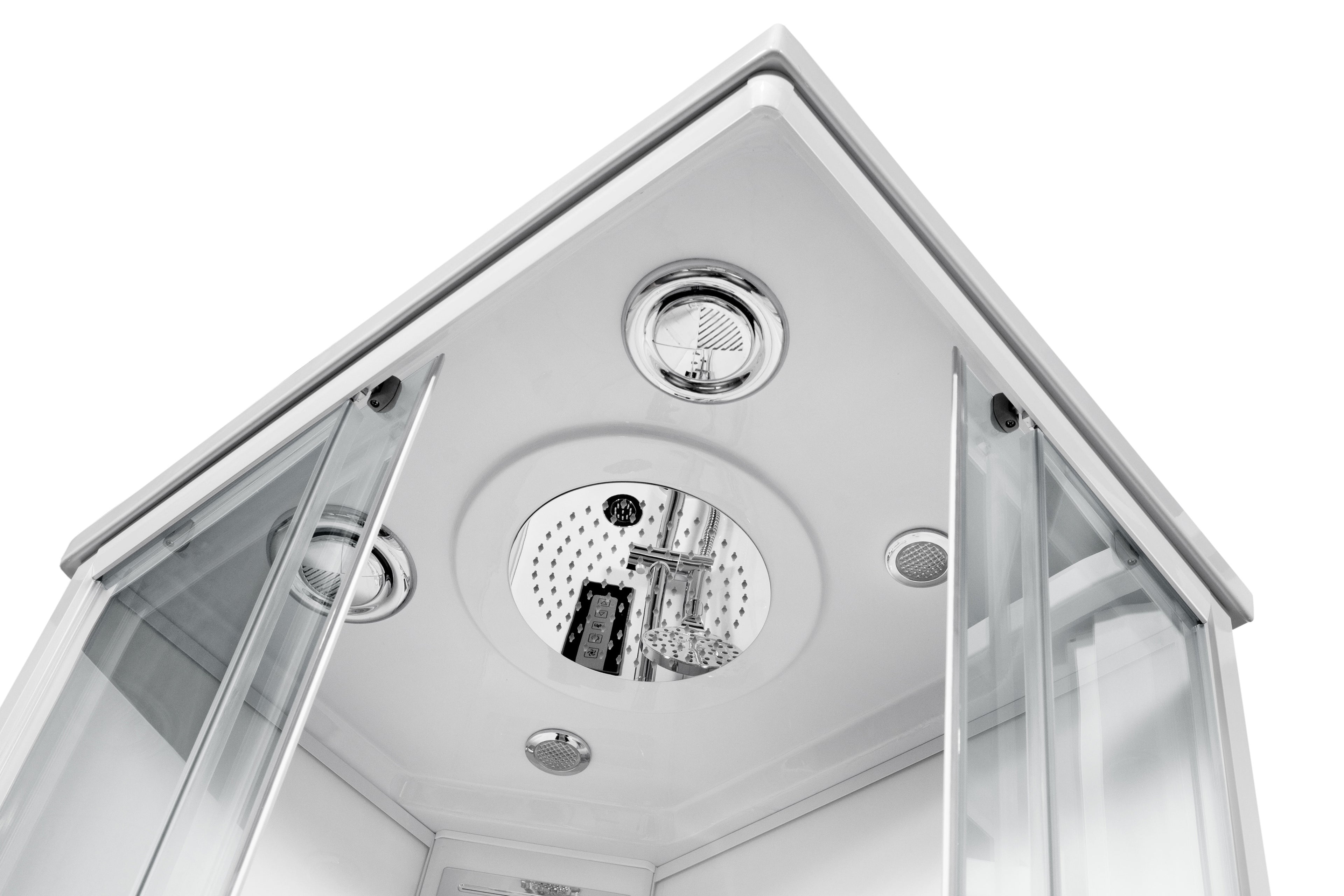 Tetto Cabina 80x80 80 cm Cromato