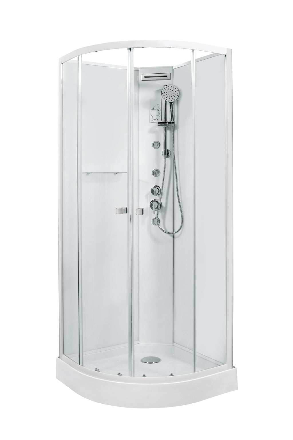 Cabina Doccia Semicircolare 80x80 80 cm
