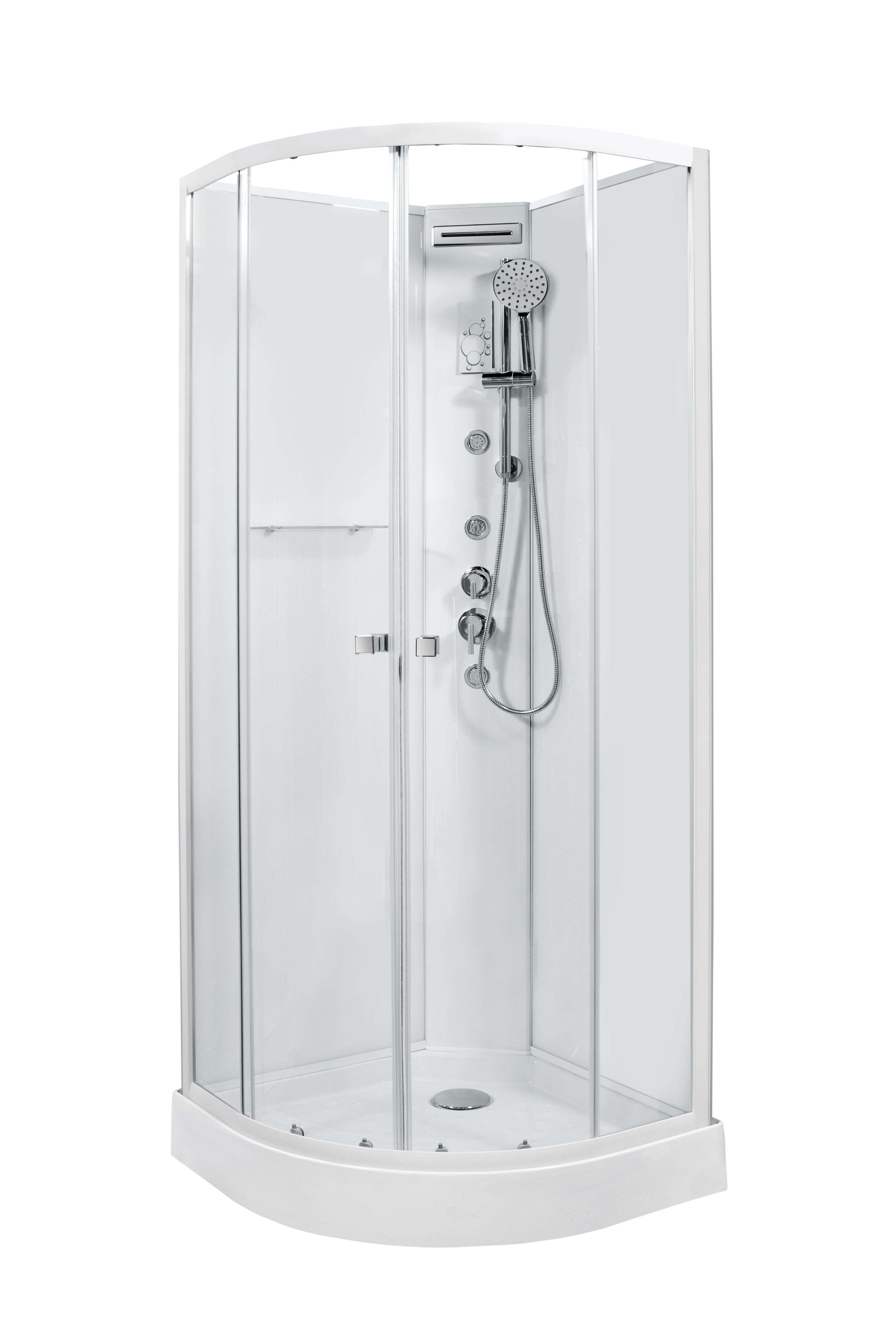 Cabina Doccia Semicircolare 80x80 80 cm