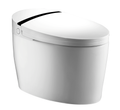 Vaso Igienico Elettronico con Bluetooth 43 cm Bianco Lucido