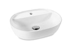 Lavabo Ovale Appoggio 50,9 x 39 x 13,2 cm Bianco Lucido