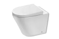 Vaso Igienico Tondo a Pavimento 52 cm Bianco Lucido
