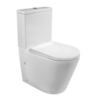 Vaso Igienico Tondo Monoblocco 52,5 cm Bianco Lucido