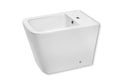 Bidet Quadrato a Pavimento 64 cm Bianco Lucido