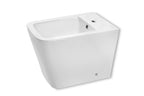 Bidet Quadrato a Pavimento 64 cm Bianco Lucido