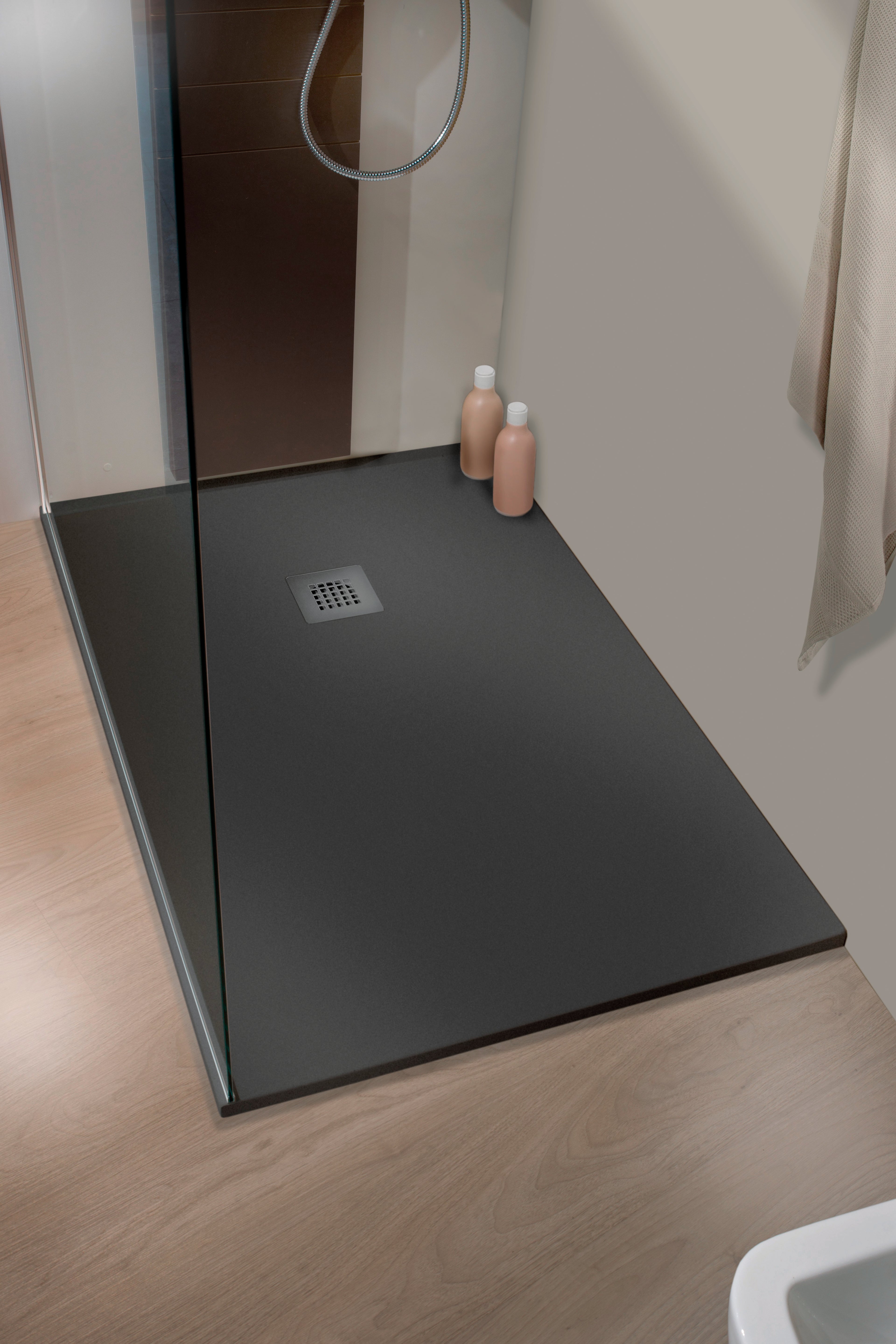 Piatto Doccia 80x120 Antracite 80 cm