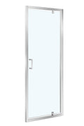 OSLO Porta Battente Cromata 90 cm - 6 Mm Trasparente