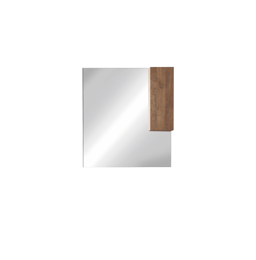 ROME Specchiera Bagno con Colonna 1 Anta e LED 120 cm Mercure