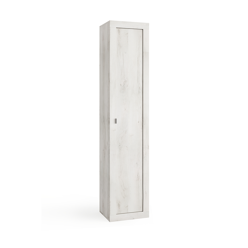 MADRID Mobile a 1 Anta - 5 Ripiani 40 cm Pino Quercia