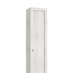 MADRID Mobile a 1 Anta - 5 Ripiani 40 cm Pino Quercia