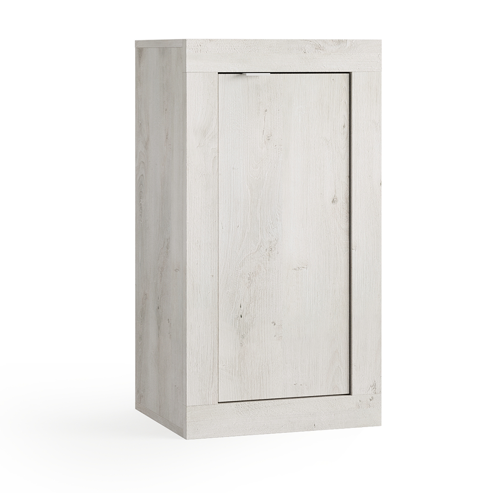 MADRID Mobile Contenitore - 1 Anta - 2 Ripiani 42 cm Pino Quercia