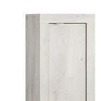 MADRID Mobile Contenitore - 1 Anta - 2 Ripiani 42 cm Pino Quercia