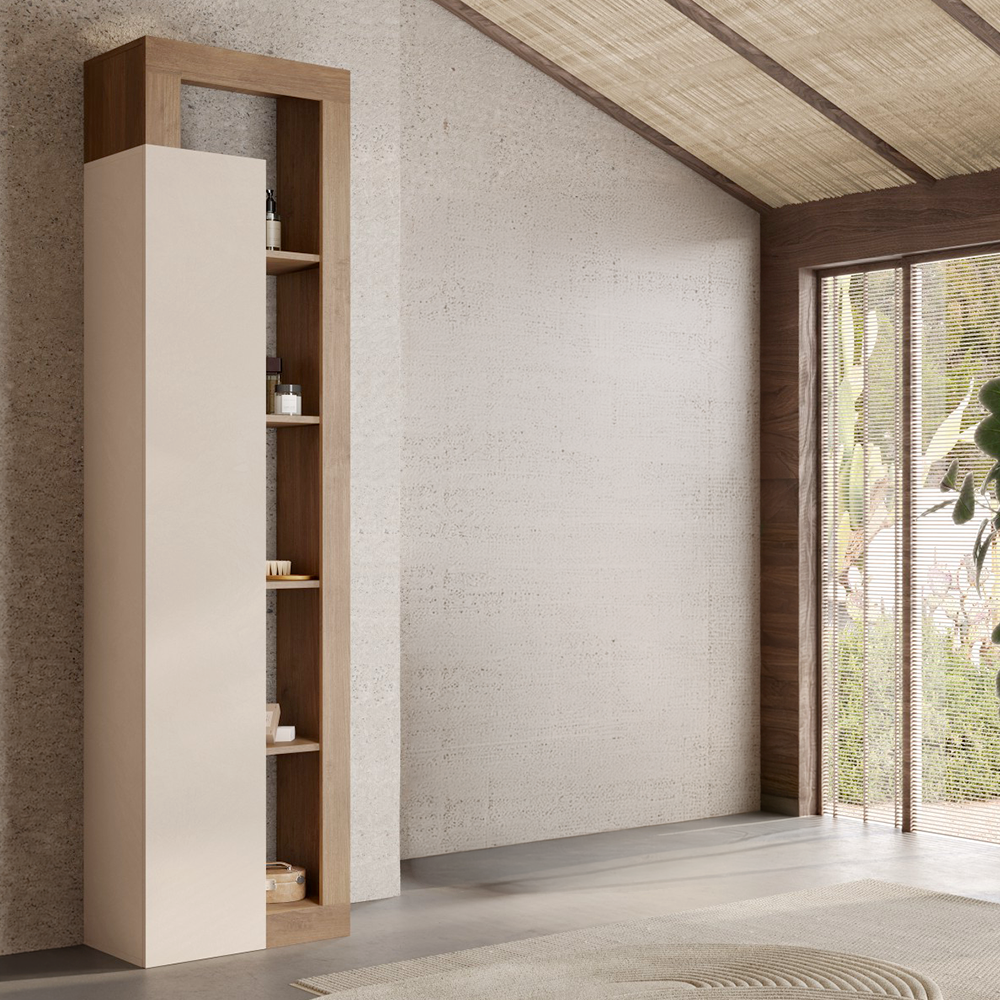 BARCELONA Colonna - 1 Porta 50 cm Mercure / Cashmere