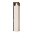BARCELONA Mobile a 1 Anta - 5 Ripiani 35 cm Mercure / Cashmere