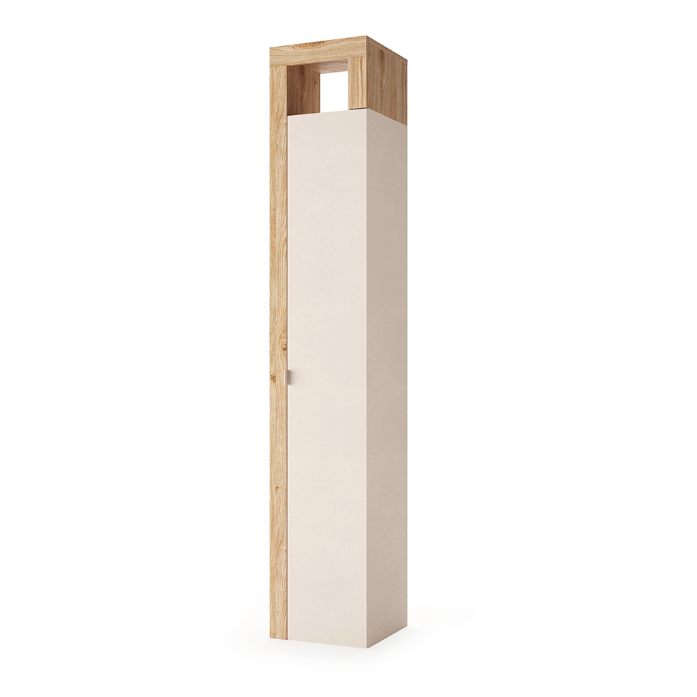BARCELONA Mobile a 1 Anta - 5 Ripiani 35 cm Kadiz / Cashmere