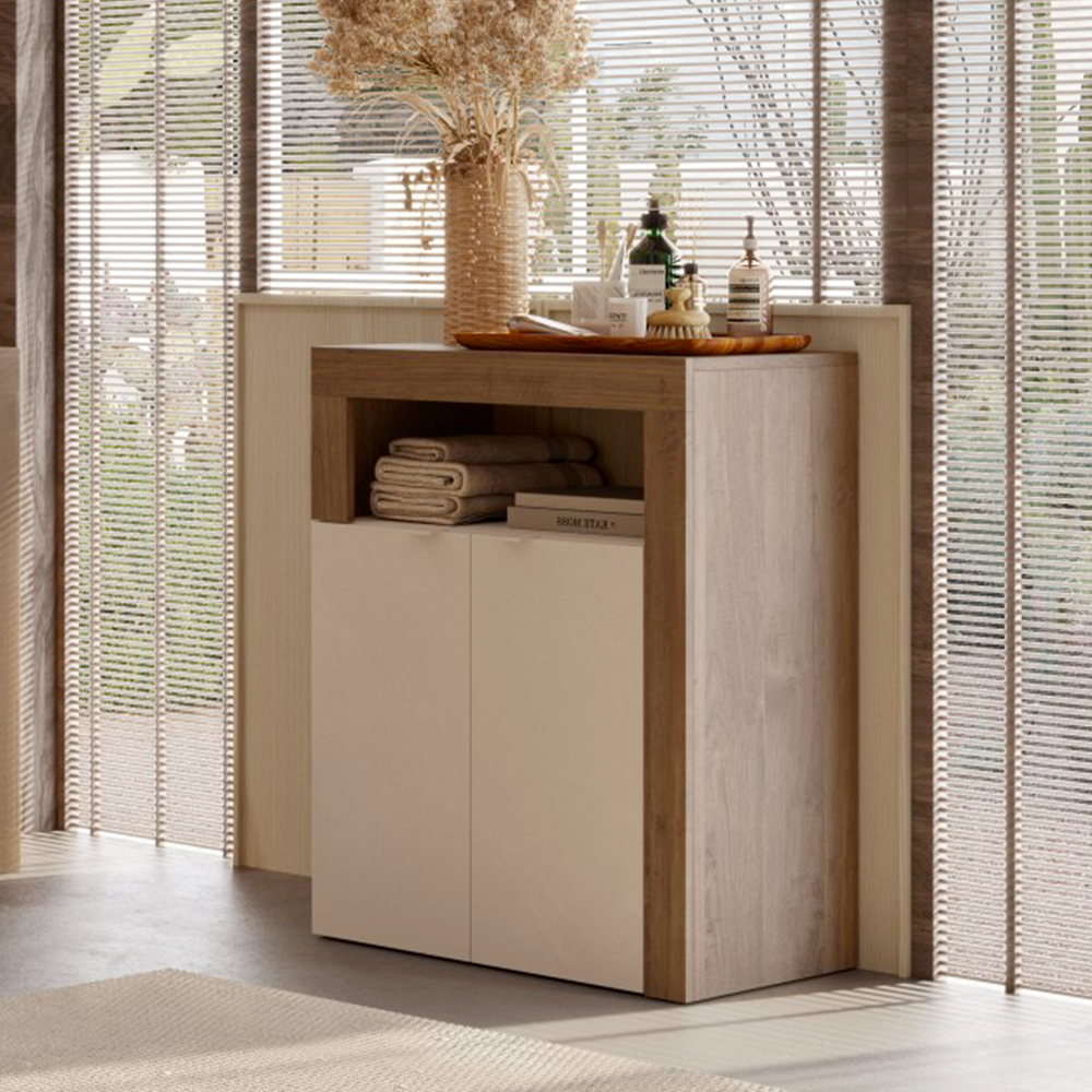 BARCELONA Mobile Contenitore - 2 Ante 64 cm Kadiz / Cashmere