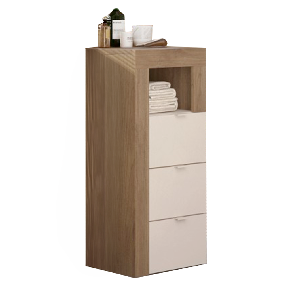 BARCELONA Cassettiera a 3 Cassetti - Larga 35 cm Kadiz / Cashmere