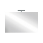 BARCELONA Mobile Bagno a Terra 2 Cassetti con Specchiera con Luce LED Cashmere / Mercure