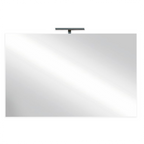 BARCELONA Mobile Bagno Sospeso 1 Cassetto con Specchiera con Luce LED Cashmere / Mercure